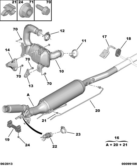 PEUGEOT 98 012 666 80 - HOSE CLIP inparts.fi