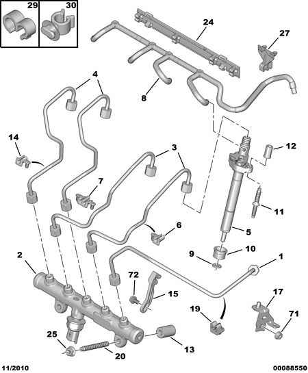 PEUGEOT 1570 L9 - Haaroitusputki, polttoaine inparts.fi