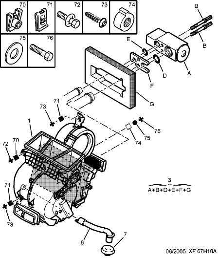 CITROËN 6461.H5 - Paisuntaventtiili, ilmastointilaite inparts.fi