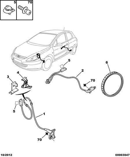 CITROËN 4545 89 - ABS-anturi inparts.fi