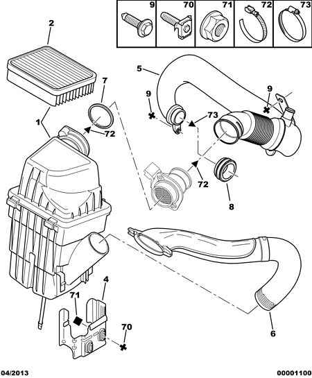 CITROËN 1444.CA - Ilmansuodatin inparts.fi