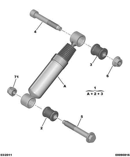 CITROËN 5206 H4 - Iskunvaimennin inparts.fi