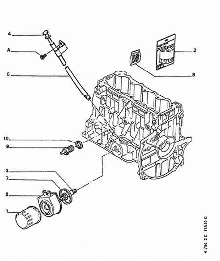 CITROËN 1109 76 - Öljynsuodatin inparts.fi