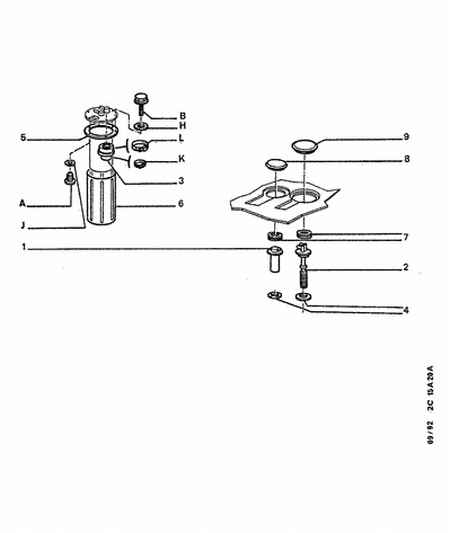 CITROËN 1527 96 - Tunnistin, polttoainetankki inparts.fi