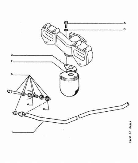 CITROËN 1710 99 - Tiiviste, pakoputki inparts.fi