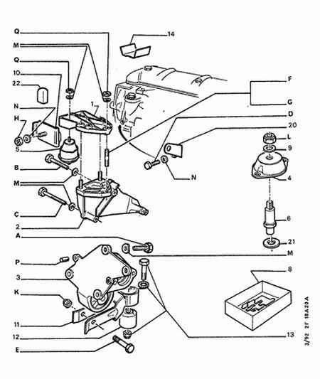 PEUGEOT 1844.17 - Moottorin tuki inparts.fi