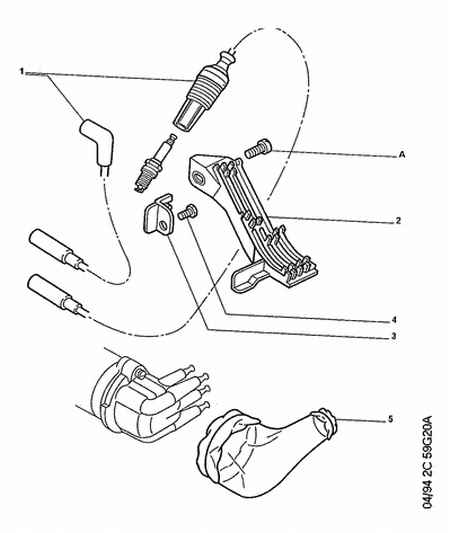 RENAULT 5967.K6 - Sytytysjohtosarja inparts.fi