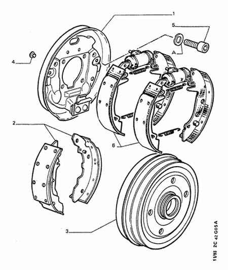 CITROËN 4241 71 - Jarrukenkäsarja inparts.fi