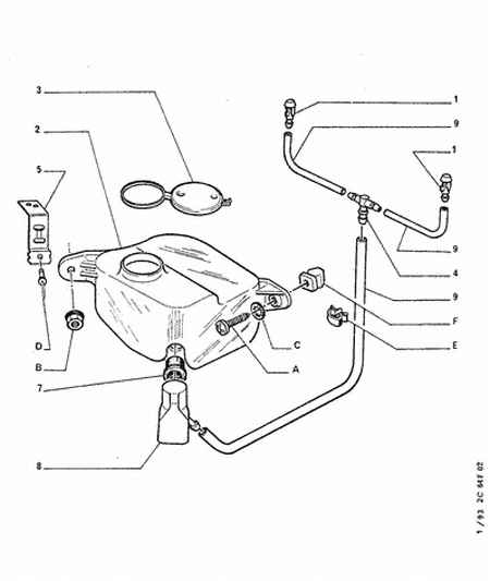 PEUGEOT 6433 27 - Liitinosa, pesuletku inparts.fi