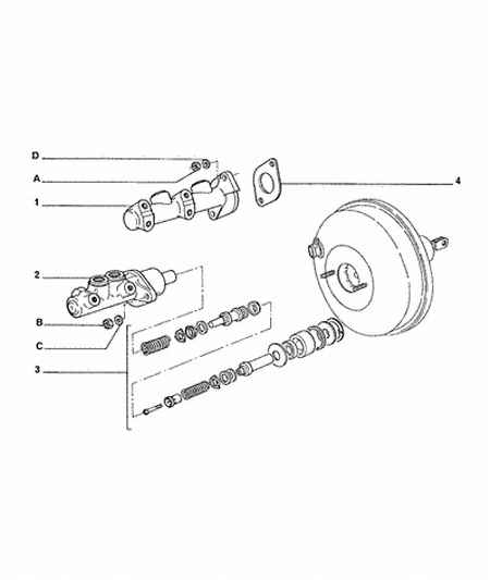 PEUGEOT 4601 93 - Jarrupääsylinteri inparts.fi