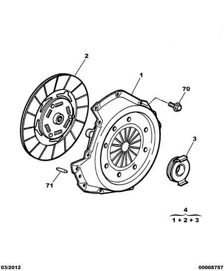 CITROËN 2052 93 - Kytkinpaketti inparts.fi