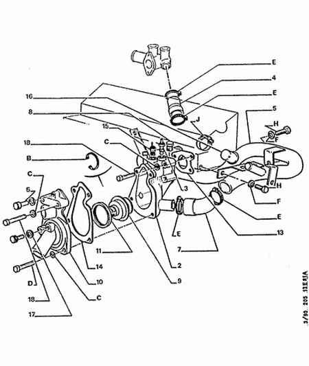 CITROËN 1 33 820 - Termostaatti, jäähdytysneste inparts.fi