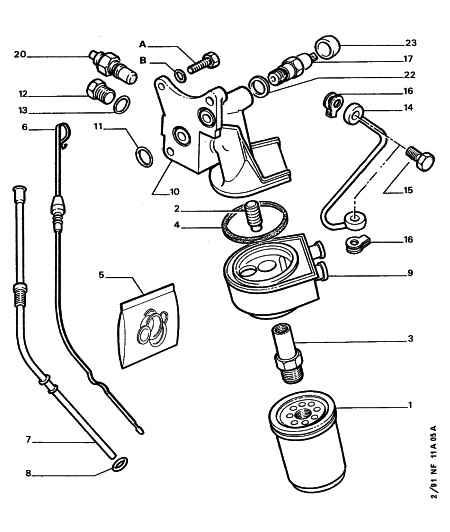 PEUGEOT 1131.12 - Tunnistin, öljynpaine inparts.fi