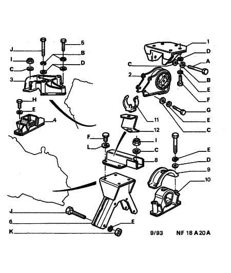 CITROËN 1844.41 - Moottorin tuki inparts.fi