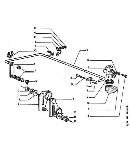 PEUGEOT 4861 32 - Jarrupaineensäädin inparts.fi