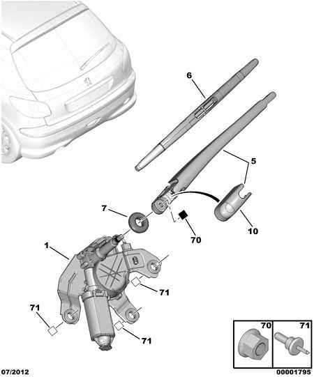 CITROËN 6429.R2 - Pyyhkijänsulka inparts.fi