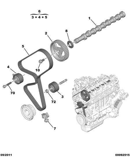 PEUGEOT 16 087 476 80 - Hammashihnasarja inparts.fi