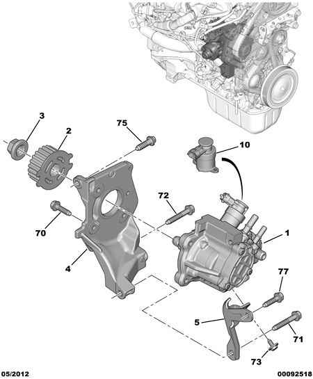 FIAT 16 093 438 80 - Paineensäätöventtiili, Common-Rail-järjestelmä inparts.fi