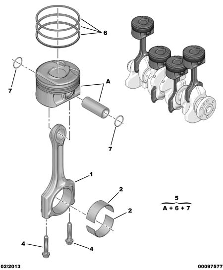 PEUGEOT 0606.AF - CONROD HALF-BEARING inparts.fi