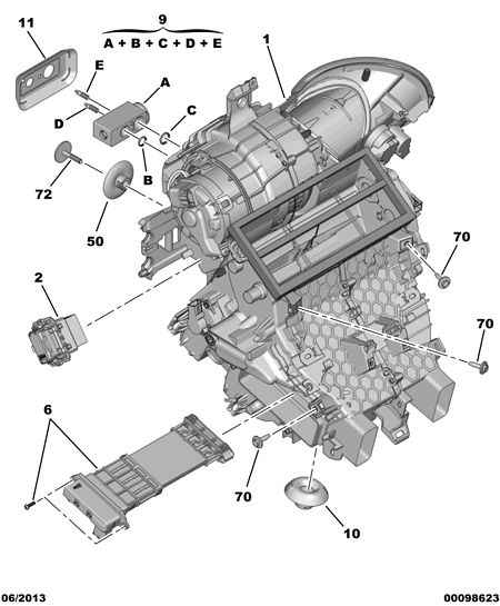 CITROËN 6441 AF - Vastus, sisäilmantuuletin inparts.fi