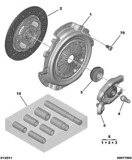 CITROËN 2052.86 - Kytkinpaketti inparts.fi