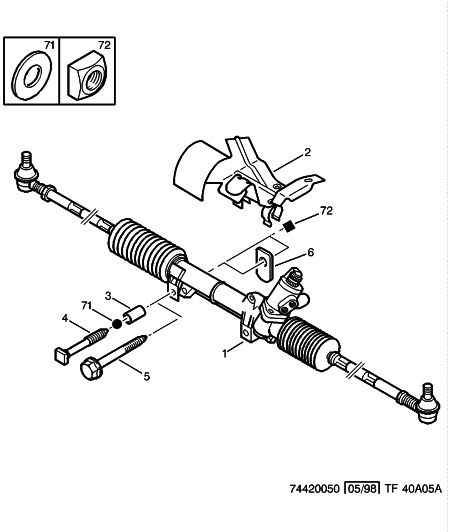 CITROËN 4000 AA - Ohjausvaihde inparts.fi