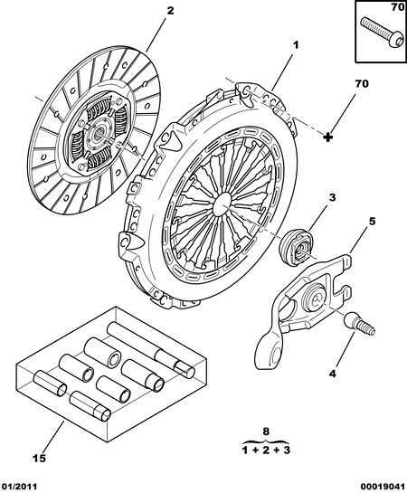 CITROËN 2052 E0 - Kytkinpaketti inparts.fi