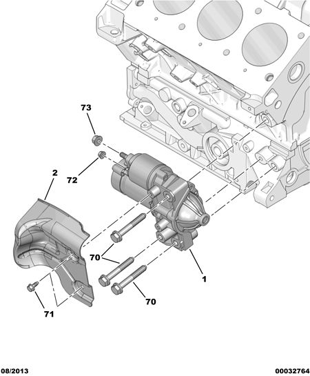 PEUGEOT 5802.W6 - Käynnistinmoottori inparts.fi