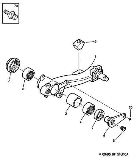 PEUGEOT 5154.11 - Korjaussarja, ohjausvipu inparts.fi