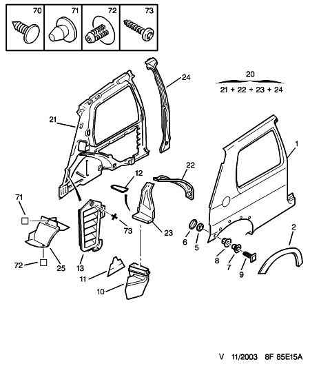 Opel 8 52 966 - Takaäänenvaimentaja inparts.fi