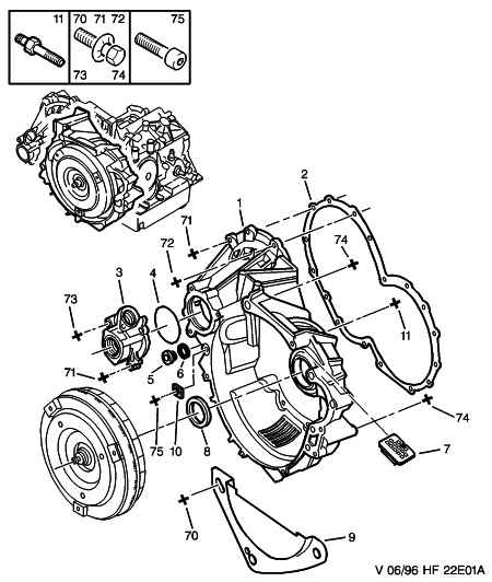 PEUGEOT (DF-PSA) 2264 15 - Akselitiiviste, kampiakseli inparts.fi