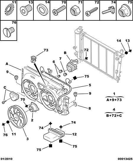 PEUGEOT 1254 67 - Tuuletin, moottorin jäähdytys inparts.fi