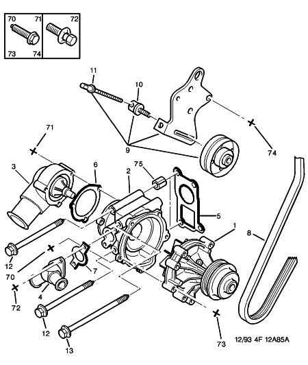 QH Talbros 1281 34 - WATER PUMP BELT TENSION ROLLER inparts.fi