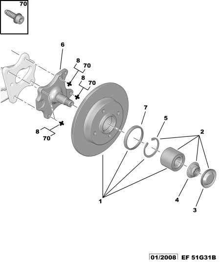 PEUGEOT (DF-PSA) 4249 19 - Jarrulevy inparts.fi