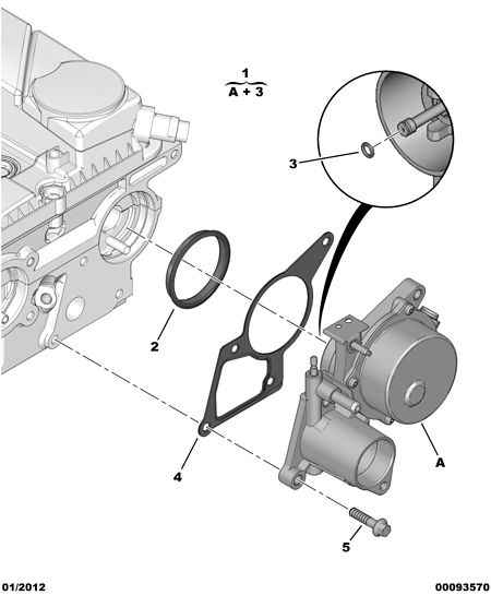 PEUGEOT 4565 75 - Alipainepumppu, jarrujärjestelmä inparts.fi