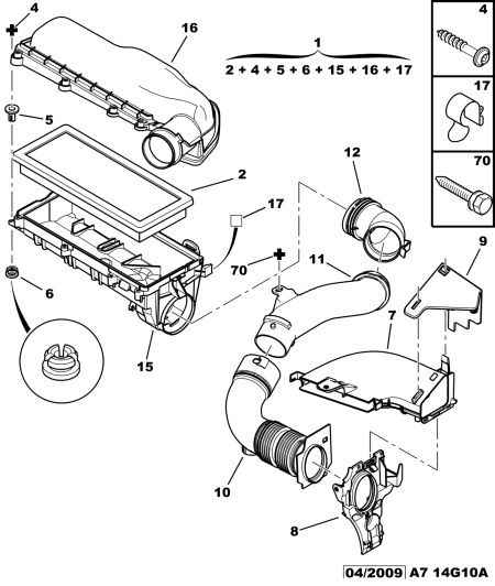 CITROËN 1444 QR - Ilmansuodatin inparts.fi