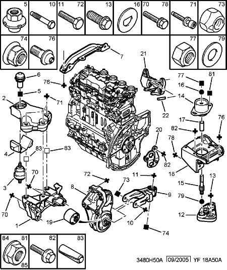 CITROËN 1844.75 - Moottorin tuki inparts.fi