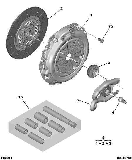 CITROËN 2004.Z6 - Kytkinpaketti inparts.fi