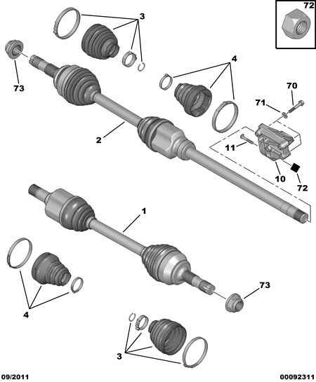 CITROËN 3273 PJ - Nivelsarja, vetoakseli inparts.fi