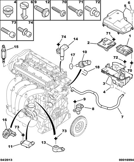 PEUGEOT 1920 8Y - Tunnistin, imuilman lämpötila inparts.fi