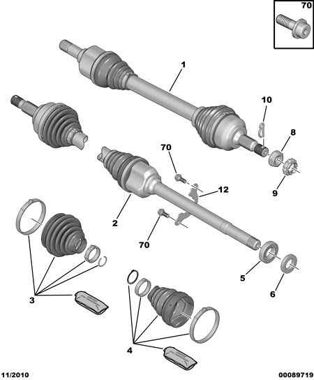 CITROËN 3272 GJ - DRIVE-SHAFT NEW; LEFT inparts.fi