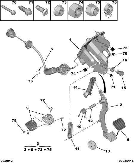 PEUGEOT 2150.AX - Vaijeri, kytkimen käyttö inparts.fi