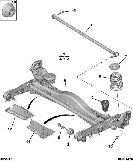 PEUGEOT 5166 85 - Vaimennuskumi, jousitus inparts.fi