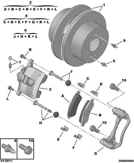 PEUGEOT 4249.30 - Jarrulevy inparts.fi