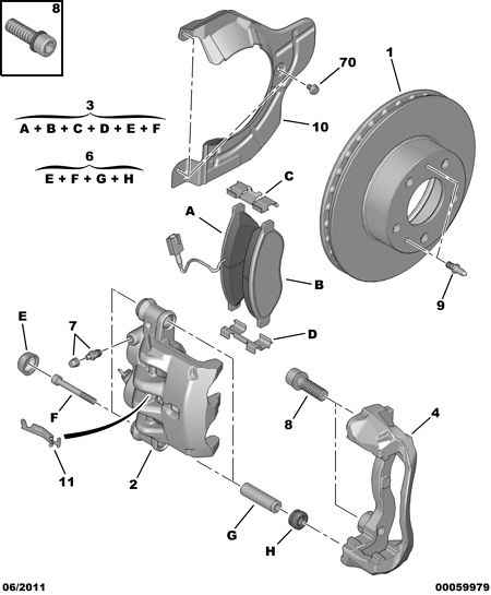 CITROËN 4249 K2 - Jarrulevy inparts.fi