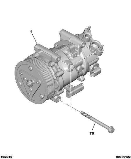 PEUGEOT 6487 08 - Kompressori, ilmastointilaite inparts.fi