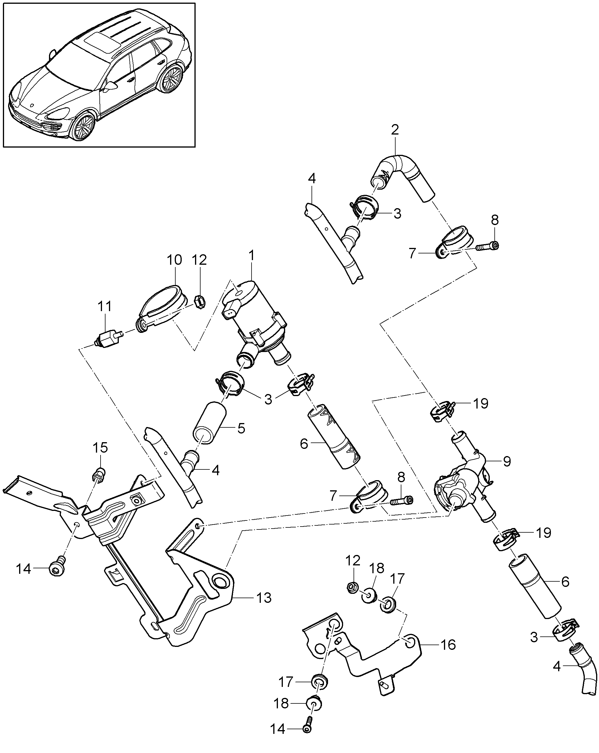 Porsche 955 106 561 10 - Lisävesipumppu inparts.fi