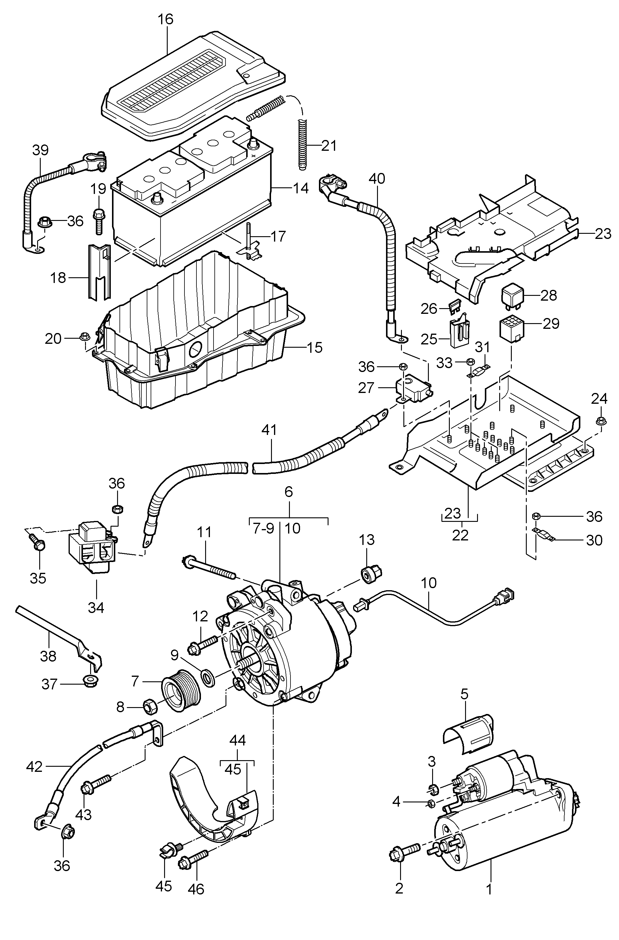 Porsche 955 611 110 20 - Käynnistysakku inparts.fi