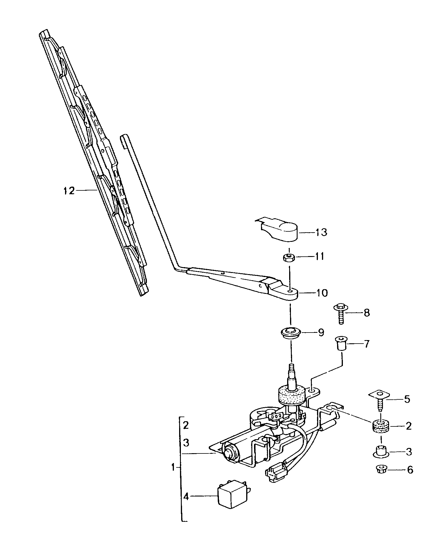 Porsche 996 628 080 00 - Pyyhkijän moottori inparts.fi