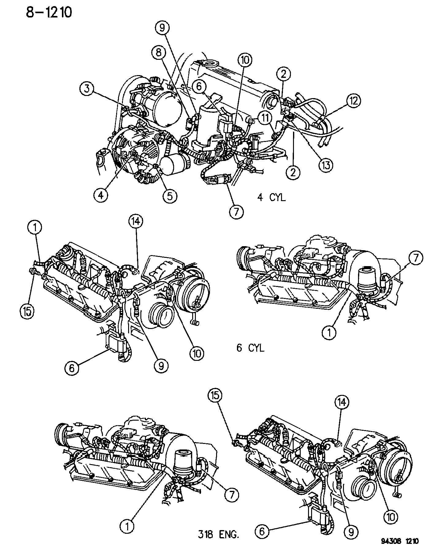 Chrysler 522 6374 - Tunnistin, jäähdytysnesteen lämpötila inparts.fi